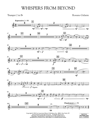 Whispers from Beyond - Bb Trumpet 2