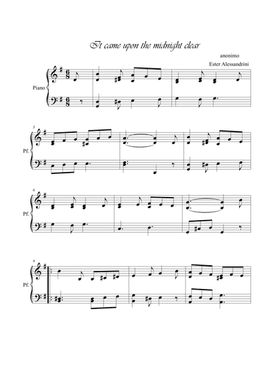 It came upon the midnight clear