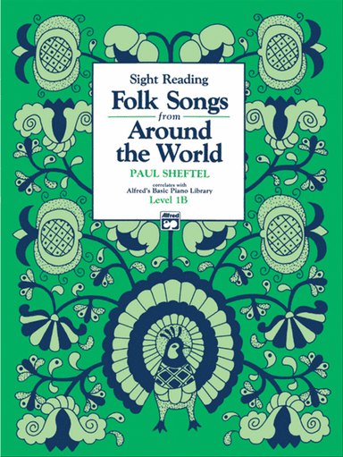 Alfred's Basic Piano Course Folk Song Book, Level 1B