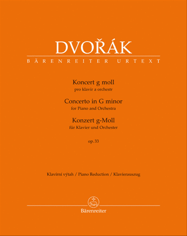 Concerto for Piano and Orchestra in G minor, op. 33 B 63