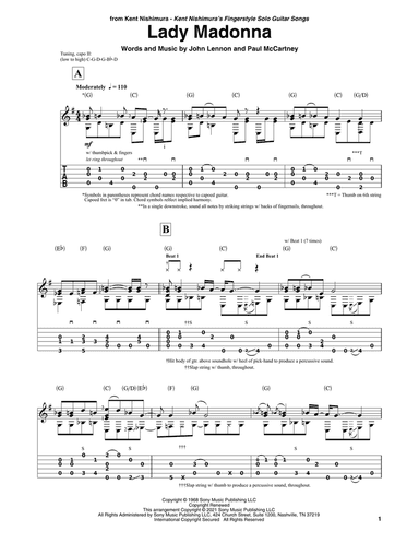 Lady Madonna (arr. Kent Nishimura)
