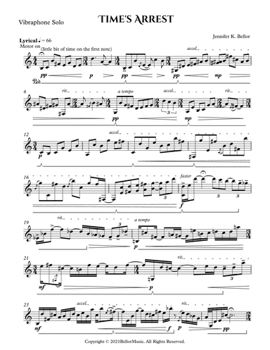 Time's Arrest - solo vibraphone