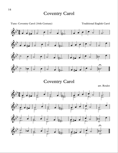 Coventry Carol (arr. Patrick Roulet)