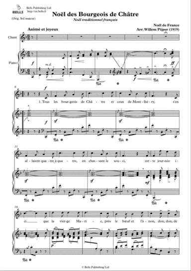 Noel des Bourgeois de Chatre (F Major)