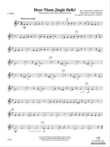 Hear Them Jingle Bells!: 1st F Horn