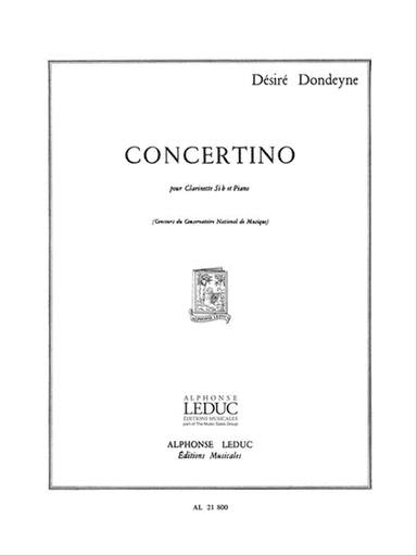 Concertino (clarinet & Piano)