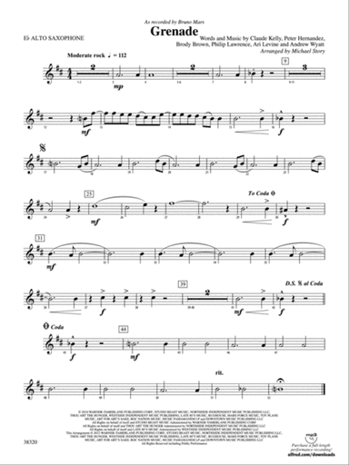 Grenade: E-flat Alto Saxophone