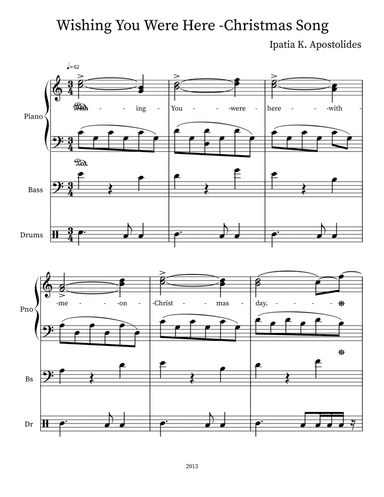 Wishing You Were Here - Christmas Song