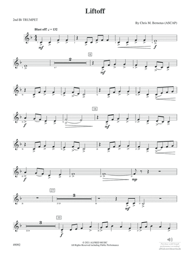 Liftoff: 2nd B-flat Trumpet