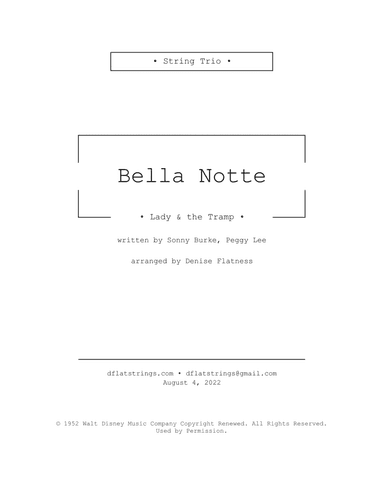 Bella Notte