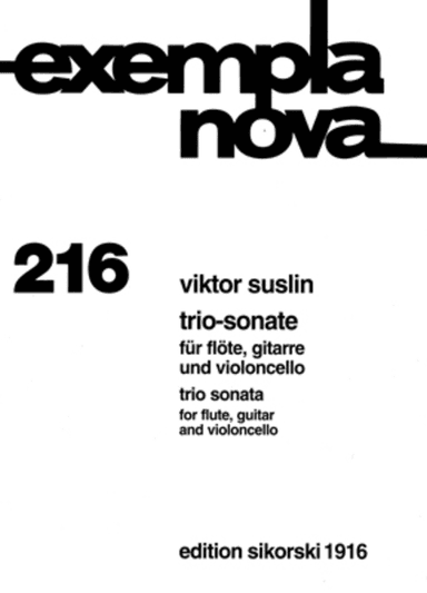 Trio Sonata for Flute, Cello and Guitar