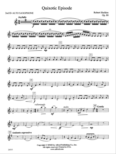 Quixotic Episode: 2nd E-flat Alto Saxophone