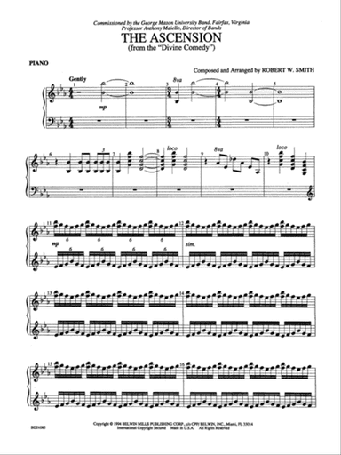 The Ascension (from The Divine Comedy): Piano Accompaniment