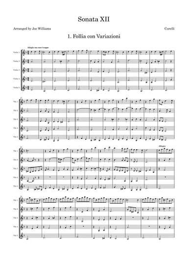 Follia con Variazioni