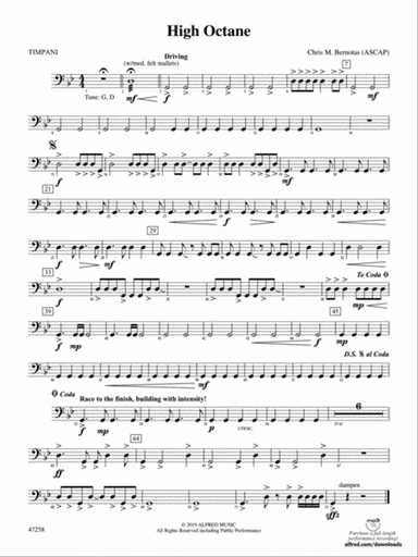 High Octane: Timpani