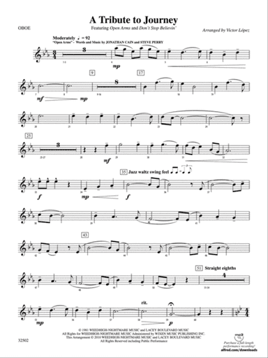 A Tribute to Journey: Oboe