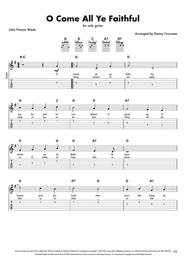 O Come, All Ye Faithful