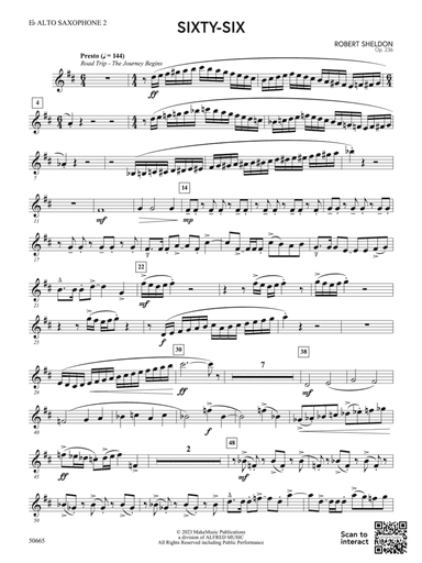 Sixty-Six: 2nd E-flat Alto Saxophone