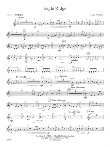 Eagle Ridge: 1st B-flat Trumpet