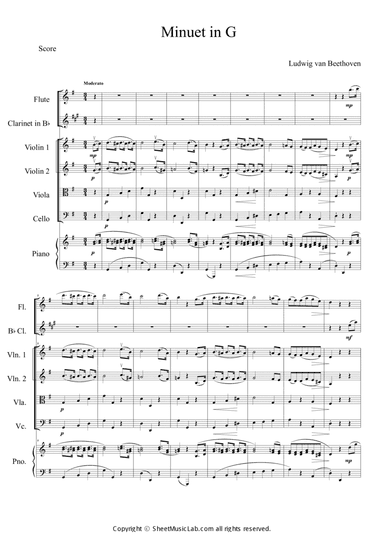 Minuet in G major