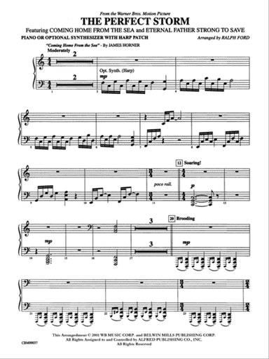 The Perfect Storm (from the Warner Bros. Motion Picture): Piano Accompaniment