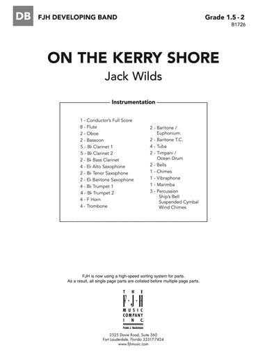 On the Kerry Shore: Score