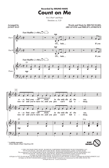 Count On Me (arr. Janet Day)