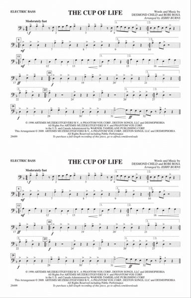 The Cup of Life: Electric Bass