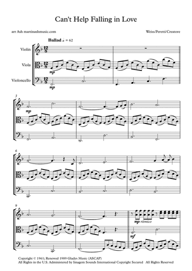 Can't Help Falling In Love