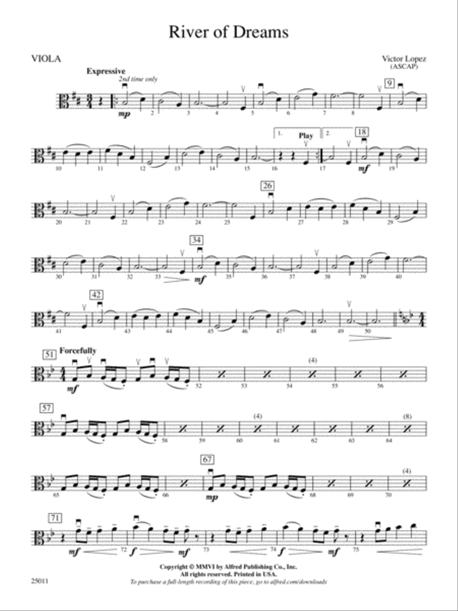 River of Dreams: Viola