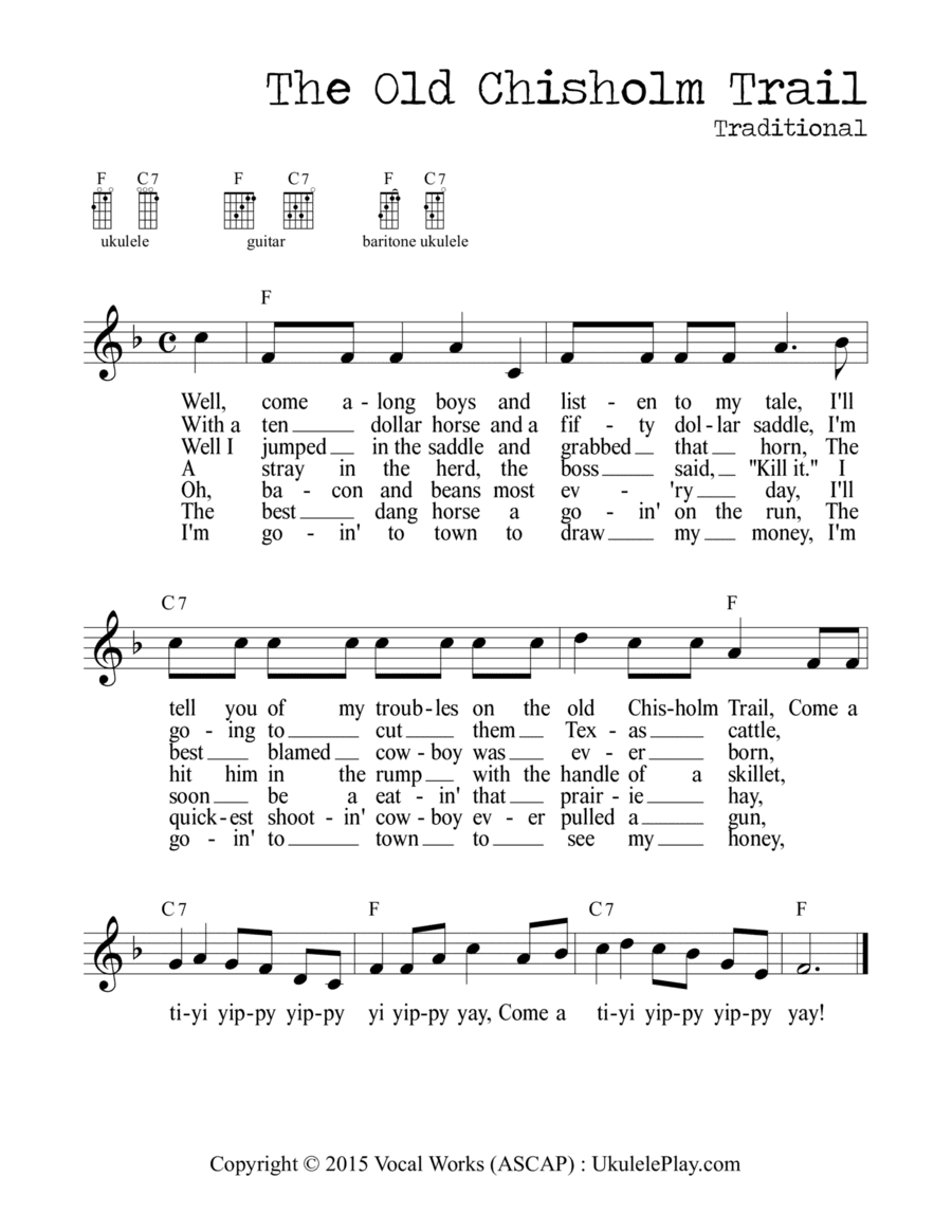 The Old Chisholm Trail