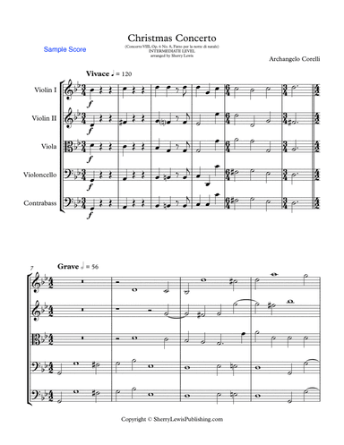 CHRISTMAS CONCERTO - STRING ORCHESTRA - Concerto VIII, Oop. 6 No. 8, Fatto per la Notte di natale, C