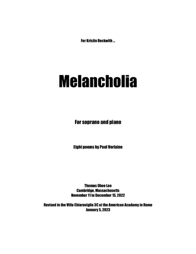 Melancholia (2022)