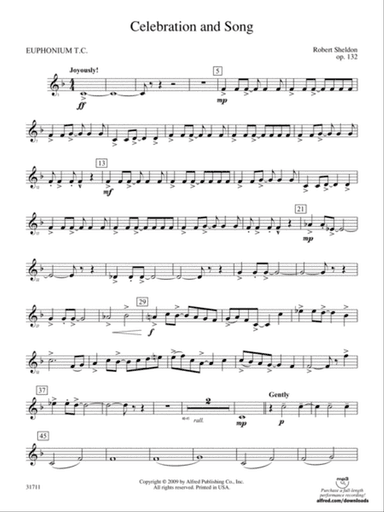 Celebration and Song: (wp) Baritone T.C.