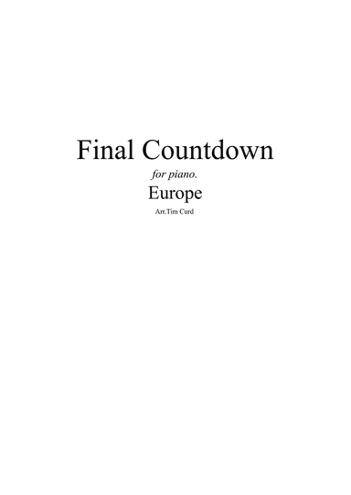 Final Countdown