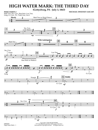 High Water Mark: The Third Day - Percussion 2