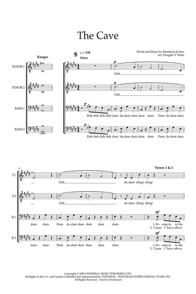 The Cave (arr. Doug Watts)