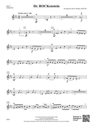 Dr. ROCKenstein: Part 2 - Violin I