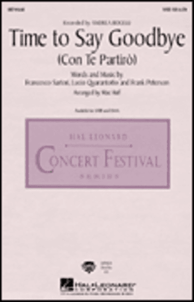 Time to Say Goodbye (Con Te Partiro)