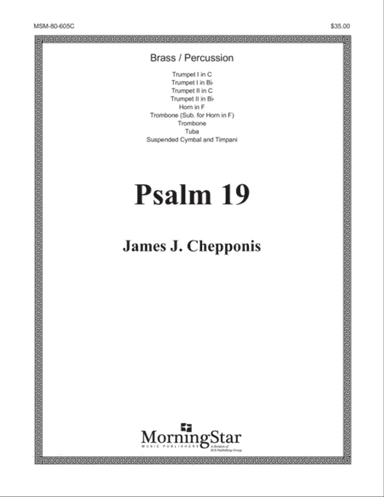 Psalm 19 (Downloadable Brass/Percussion Parts)