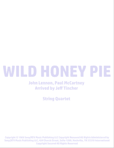 Wild Honey Pie
