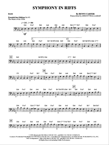 Symphony in Riffs: String Bass