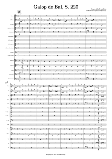 Galop de Bal, S. 220 - Score Only