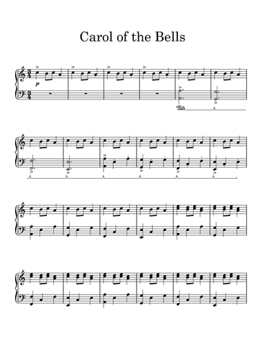 Carol of the Bells