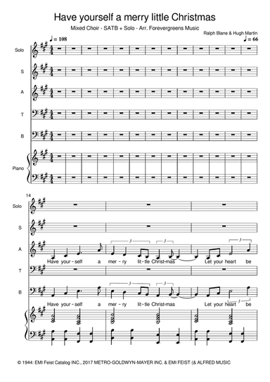 Have Yourself A Merry Little Christmas