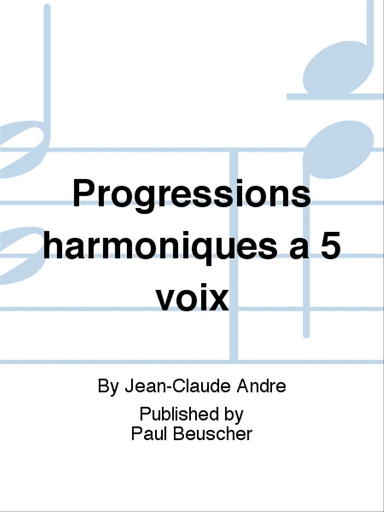 Progressions harmoniques Ă  5 voix