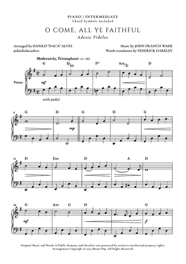 O Come, All Ye Faithful