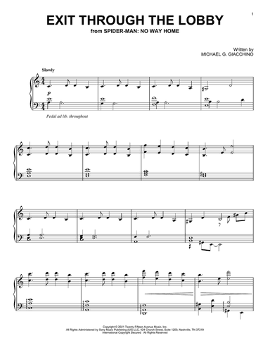 Exit Through The Lobby (from Spider-Man: No Way Home)