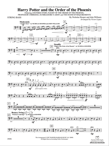 Harry Potter and the Order of the Phoenix, Concert Suite from: String Bass
