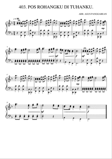 BE 403. POS ROHANGKU DI TUHANKU